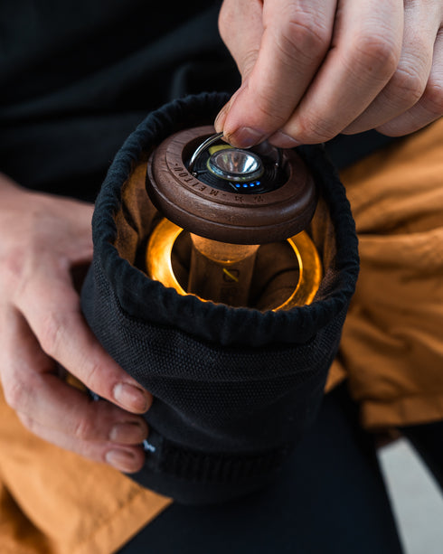 【HOYAHENGE SKIN(ホヤスキン)】ガラスホヤ+HOYAHENGE専用収納クッション